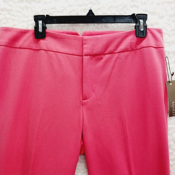 Pants Size 12 Dress Coral Coquette Aesthetic Office Careerwear Chic Travel NWT - Picture 2 of 16